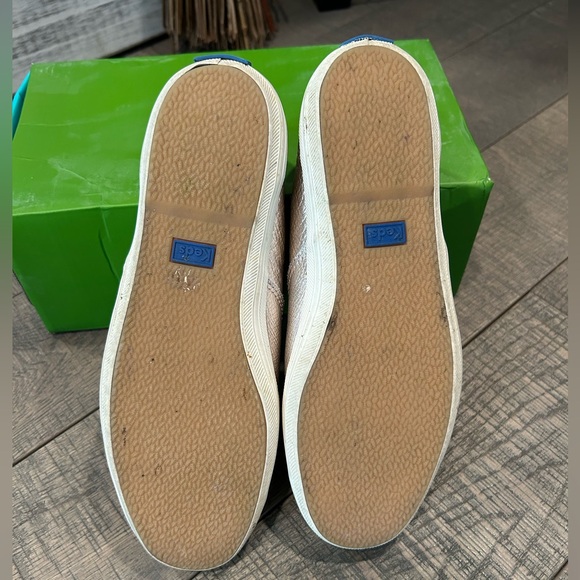 Keds X Kate Spade Champion Metallic Rose Gold Sneakers! Gently worn! - Picture 4 of 7